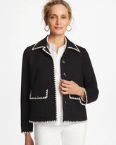 Chico's For Sale Black Knit Shacket