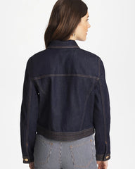 Chico's Sale Cedar Rinse Denim Trucker Jacket