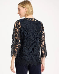 Chico's Online Travelers India Ink Travelers™ Galloon Lace Jacket
