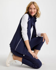 Chico's For Sale Passport Blue Zenergy® UPF Full Snap Vest