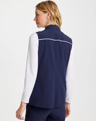 Chico's For Sale Passport Blue Zenergy® UPF Full Snap Vest