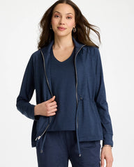 Chico's Outlet Passport Blue Zenergy® Cloud Mockneck Jacket
