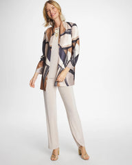 Chico's Outlet Soft Slate Travelers™ Waverly Reversible Crushed Jacket