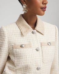 Chico's For Sale Neutral Tonal Neutral Tweed Jacket