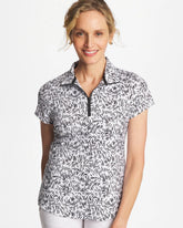 Chico's On Sale Black Zenergy® UPF Palma Half Zip