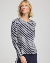 Chico's Discount Passport Blue Zenergy® Chain Top
