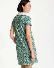 Chico's Outlet Water Lily Green Zenergy® UPF Paint Contrast Dress