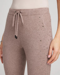 Chico's For Sale Taupe Heather Zenergy® Luxe Rhinestone Ankle Pants