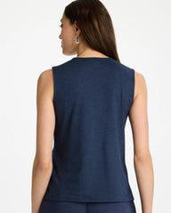 Chico's For Sale Passport Blue Zenergy® Cloud V-Neck Tank