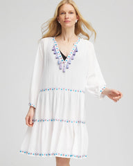 Chico's Online Alabaster Chico's Beach Swimsuit Cover-Up Dress