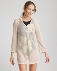 Chico's On Sale Neutral Gottex Plantopia Cover Up