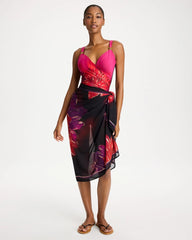 Chico's Outlet Black/Multi Miraclesuit® Petali Rosa Siren One Piece