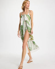 Chico's For Sale Green Print Gottex Willow Pareo