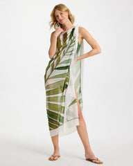 Chico's For Sale Green Print Gottex Willow Pareo