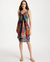 Chico's Sale Multi Print Magicsuit® Cactus Flower Pareo