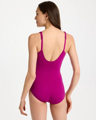 Chico's For Sale Fuschia Miraclesuit® Razzle Dazzle Siren One-Piece Swimsuit