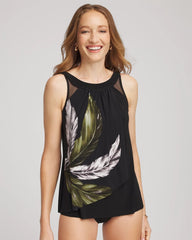Chico's Online Black/Multi Miraclesuit® Boca Grande Ursula Tankini