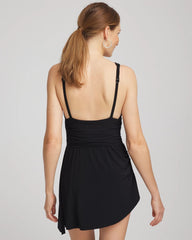 Chico's Outlet Black Magicsuit® Solids Celine Swim Dress