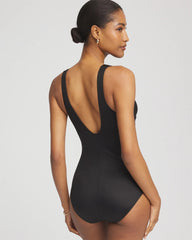 Chico's For Sale Black Miraclesuit® Razzle Dazzle Swizzle One Piece Swimsuit