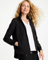Chico's On Sale Black Zenergy® UPF Rib Mix Jacket