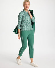Chico's Sale Water Lily Green Zenergy® UPF Side Piping Ankle Pants