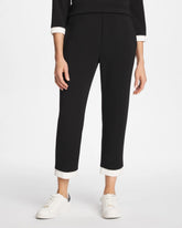 Chico's On Sale Black Zenergy® Soft Caviar Bead Contrast Pants