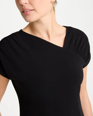 Chico's Discount Black Travelers™ Knit Asymmetrical Top
