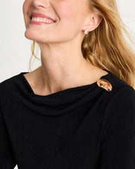 Chico's On Sale Travelers Black Travelers™ Jewelry Detail Top