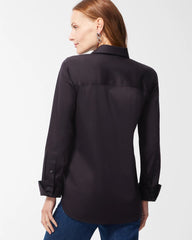 Chico's For Sale Black No-Iron™ Stretch Shirt
