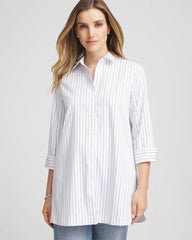 Chico's For Sale Blue Lotus No Iron™ Classic-Fit Tunic