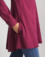 Chico's Sale Deep Chianti No Iron™ Pocketed Tunic