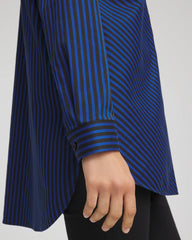 Chico's For Sale Cobalt Stone No Iron™ Slimming Striped Tunic