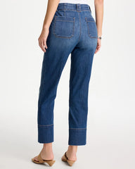 Chico's On Sale Suki Indigo Straight Utility Crop Jean