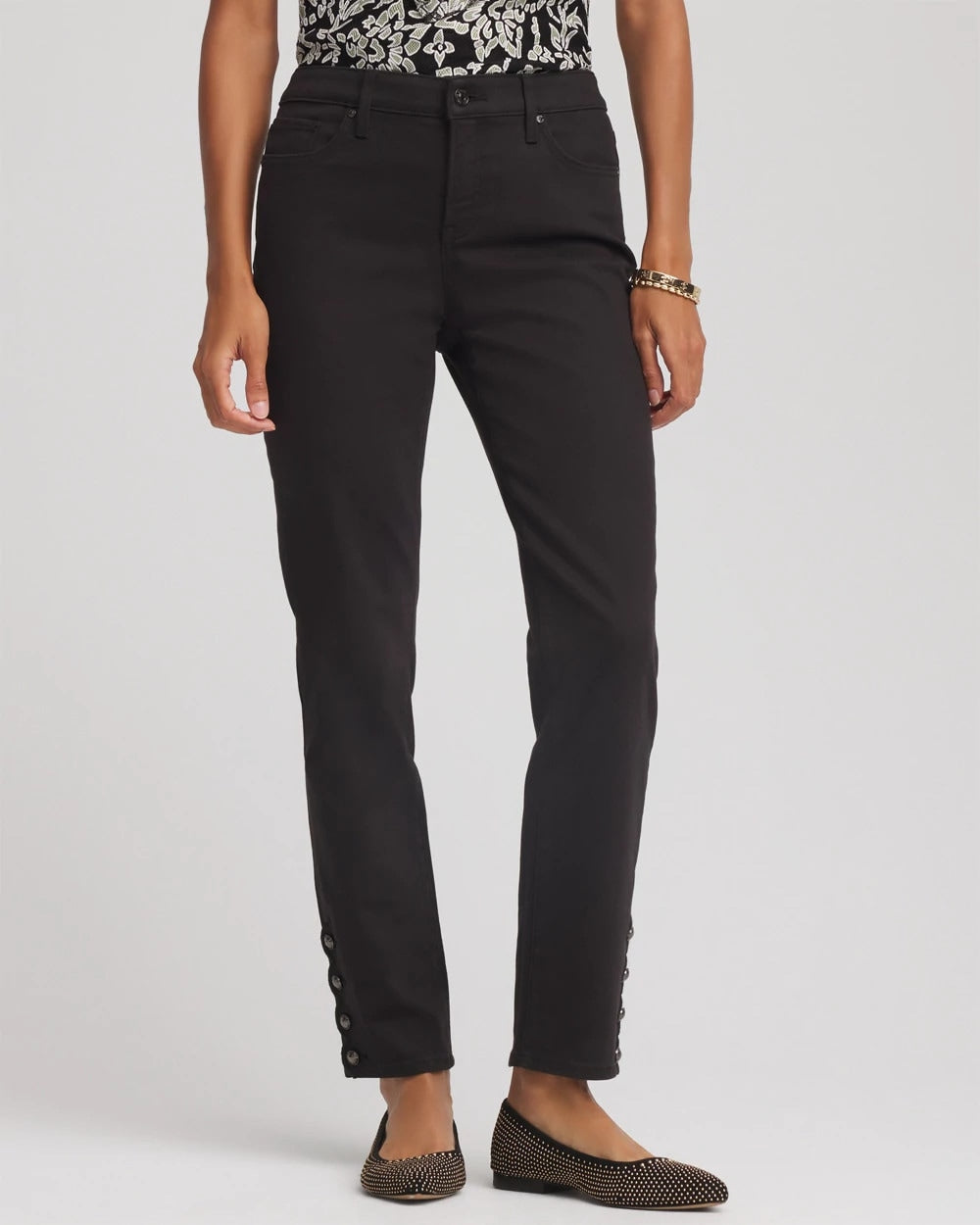 Chico's Online Black Girlfriend Slim Ankle Jeans