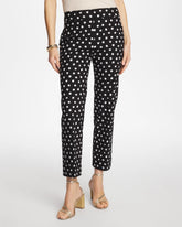 Chico's Discount Black Sketch Dot Brigitte™ Straight Crop