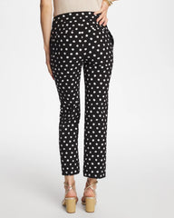 Chico's Discount Black Sketch Dot Brigitte™ Straight Crop