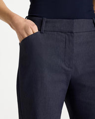 Chico's For Sale Indigo Emme Fly Front Straight Ankle Pants