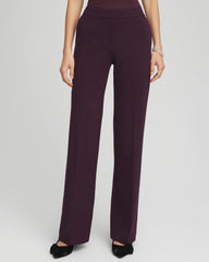 Chico's On Sale Night Bloom Emme Wide-Leg Trouser Ponte Pants