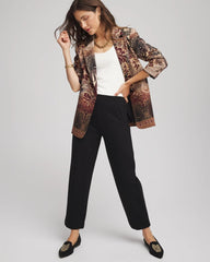 Chico's On Sale Black Juliet Relaxed Tapered Ankle Pants