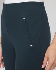 Chico's For Sale Teal Shadow Juliet Slim Trim Detail Ankle Pants