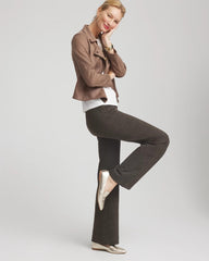 Chico's Discount Black Juliet Jacquard Full-Length Ponte Pants