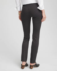 Chico's For Sale Black Juliet Tonal Check Pants