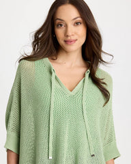 Chico's For Sale Avocado Artistry Avocado Artistry Open Knit Poncho