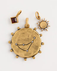 Chico's Online Mixed Metals Capricorn Zodiac Charm Pendant