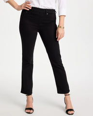 Chico's Sale Black Pull-On Straight Jeans