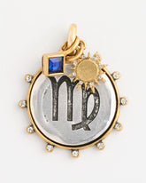 Chico's Outlet Mixed Metals Virgo Zodiac Charm Pendant