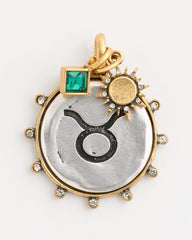 Chico's Sale Mixed Metals Taurus Zodiac Charm Pendant
