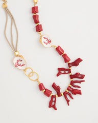 Chico's Sale Red Chico's Originals Red Resin Necklace