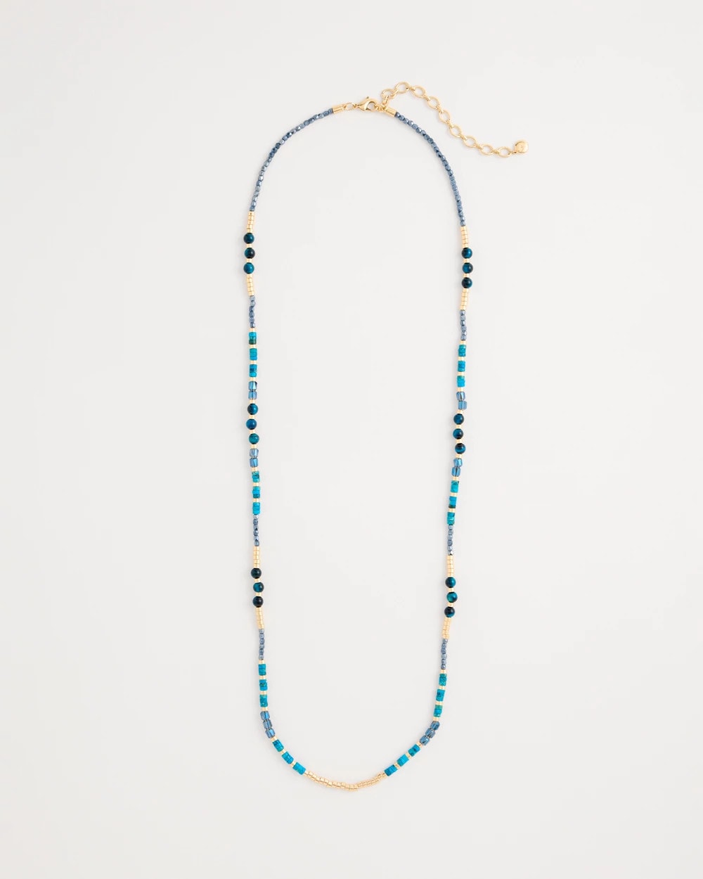 Chico's For Sale Teal Genuine Stone Beaded Long Necklace