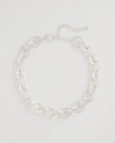Chico's Discount Silver Mariner Silvertone Link Necklace